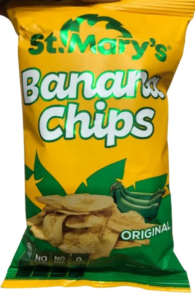 St Mary's Banana Chips 71g